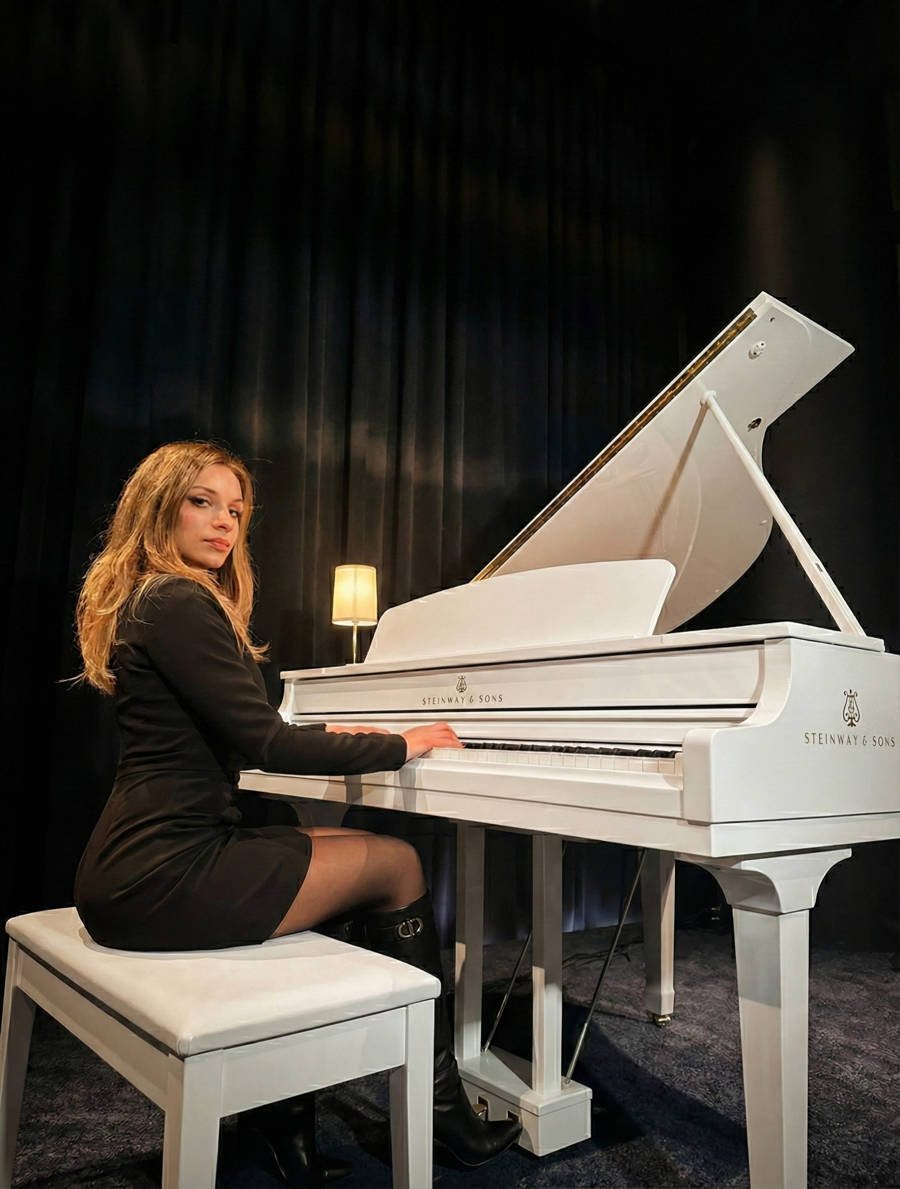 Julie Schatz at White Steinway